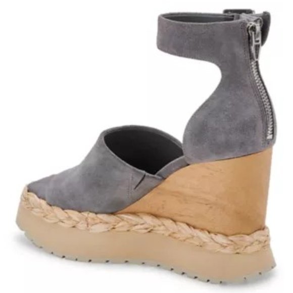 Dolce Vita Parle Ankle Strap Wedge Sandals - Picture 5 of 8